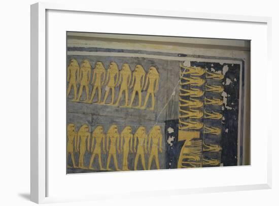 Egypt, Thebes, Luxor, Valley of the Kings, Tomb of Ramses IX-null-Framed Giclee Print