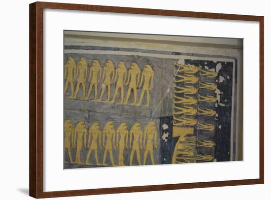 Egypt, Thebes, Luxor, Valley of the Kings, Tomb of Ramses IX-null-Framed Giclee Print