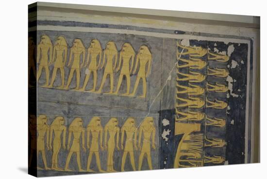 Egypt, Thebes, Luxor, Valley of the Kings, Tomb of Ramses IX-null-Stretched Canvas