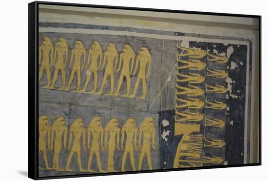 Egypt, Thebes, Luxor, Valley of the Kings, Tomb of Ramses IX-null-Framed Stretched Canvas