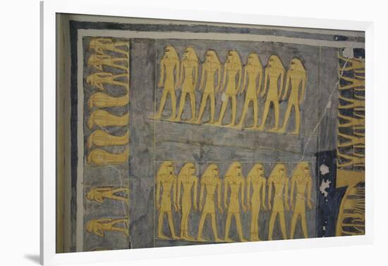 Egypt, Thebes, Luxor, Valley of the Kings, Tomb of Ramses IX-null-Framed Giclee Print