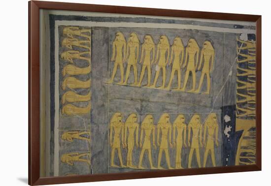 Egypt, Thebes, Luxor, Valley of the Kings, Tomb of Ramses IX-null-Framed Giclee Print