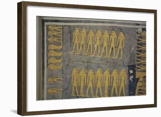 Egypt, Thebes, Luxor, Valley of the Kings, Tomb of Ramses IX-null-Framed Giclee Print