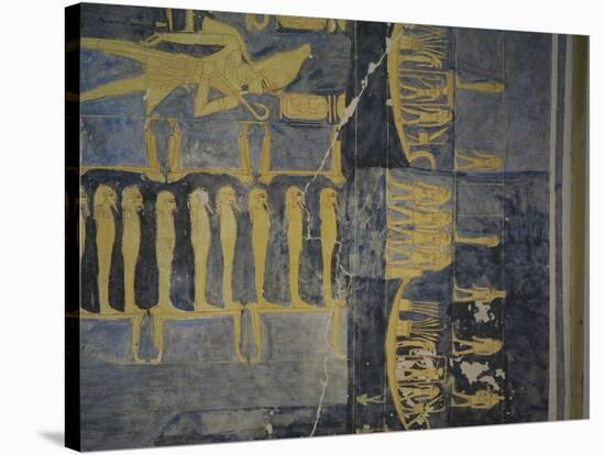 Egypt, Thebes, Luxor, Valley of the Kings, Tomb of Ramses IX-null-Stretched Canvas