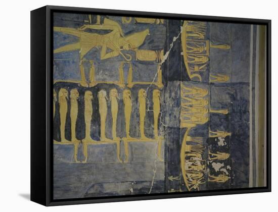 Egypt, Thebes, Luxor, Valley of the Kings, Tomb of Ramses IX-null-Framed Stretched Canvas