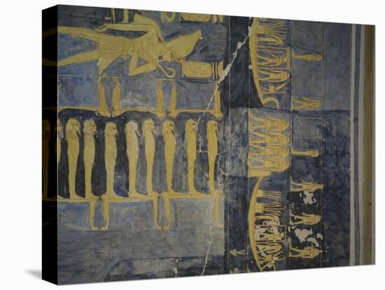 Egypt, Thebes, Luxor, Valley of the Kings, Tomb of Ramses IX-null-Stretched Canvas