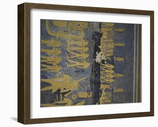 Egypt, Thebes, Luxor, Valley of the Kings, Tomb of Ramses IX-null-Framed Giclee Print