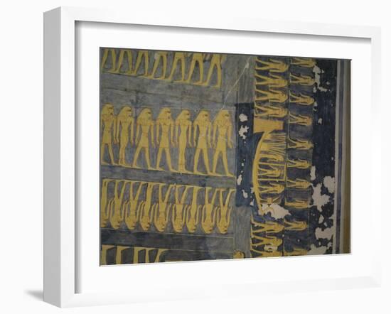 Egypt, Thebes, Luxor, Valley of the Kings, Tomb of Ramses IX-null-Framed Giclee Print