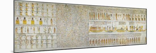 Egypt, Thebes, Luxor, Valley of the Kings, Tomb of Ramses VI-null-Mounted Giclee Print