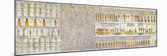 Egypt, Thebes, Luxor, Valley of the Kings, Tomb of Ramses VI-null-Mounted Giclee Print