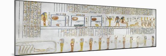 Egypt, Thebes, Luxor, Valley of the Kings, Tomb of Ramses VI-null-Mounted Giclee Print