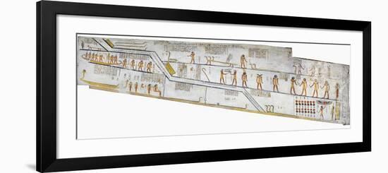 Egypt, Thebes, Luxor, Valley of the Kings, Tomb of Ramses VI-null-Framed Premium Giclee Print