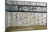 Egypt, Thebes, Luxor, Valley of the Kings, Tomb of Seti I, Graffiti on Mural Painting-null-Mounted Giclee Print