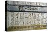 Egypt, Thebes, Luxor, Valley of the Kings, Tomb of Seti I, Graffiti on Mural Painting-null-Stretched Canvas