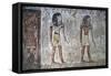 Egypt, Thebes, Luxor, Valley of the Kings, Tomb of Seti I, Mural Painting from Nineteenth Dynasty-null-Framed Stretched Canvas