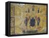 Egypt, Thebes, Luxor, Valley of the Kings, Tomb of Seti I, Mural Painting of Scarab Beetle-null-Framed Stretched Canvas