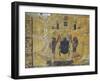 Egypt, Thebes, Luxor, Valley of the Kings, Tomb of Seti I, Mural Painting of Scarab Beetle-null-Framed Giclee Print