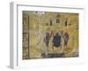 Egypt, Thebes, Luxor, Valley of the Kings, Tomb of Seti I, Mural Painting of Scarab Beetle-null-Framed Giclee Print