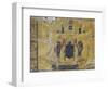 Egypt, Thebes, Luxor, Valley of the Kings, Tomb of Seti I, Mural Painting of Scarab Beetle-null-Framed Premium Giclee Print