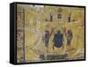 Egypt, Thebes, Luxor, Valley of the Kings, Tomb of Seti I, Mural Painting of Scarab Beetle-null-Framed Stretched Canvas