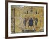 Egypt, Thebes, Luxor, Valley of the Kings, Tomb of Seti I, Mural Painting of Scarab Beetle-null-Framed Giclee Print