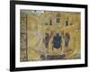 Egypt, Thebes, Luxor, Valley of the Kings, Tomb of Seti I, Mural Painting of Scarab Beetle-null-Framed Giclee Print