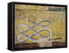 Egypt, Thebes, Luxor, Valley of the Kings, Tomb of Seti I, Mural Painting with Snake Motif-null-Framed Stretched Canvas