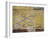 Egypt, Thebes, Luxor, Valley of the Kings, Tomb of Seti I, Mural Painting with Snake Motif-null-Framed Giclee Print