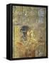 Egypt, Thebes, Luxor, Valley of the Kings, Tomb of Seti I, Relief Depicting Horus in Feline Skin-null-Framed Stretched Canvas