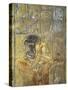 Egypt, Thebes, Luxor, Valley of the Kings, Tomb of Seti I, Relief Depicting Horus in Feline Skin-null-Stretched Canvas