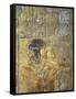 Egypt, Thebes, Luxor, Valley of the Kings, Tomb of Seti I, Relief Depicting Horus in Feline Skin-null-Framed Stretched Canvas