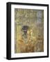 Egypt, Thebes, Luxor, Valley of the Kings, Tomb of Seti I, Relief Depicting Horus in Feline Skin-null-Framed Giclee Print