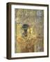 Egypt, Thebes, Luxor, Valley of the Kings, Tomb of Seti I, Relief Depicting Horus in Feline Skin-null-Framed Giclee Print