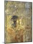 Egypt, Thebes, Luxor, Valley of the Kings, Tomb of Seti I, Relief Depicting Horus in Feline Skin-null-Mounted Giclee Print