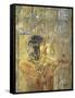 Egypt, Thebes, Luxor, Valley of the Kings, Tomb of Seti I, Relief Depicting Horus in Feline Skin-null-Framed Stretched Canvas