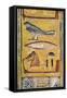 Egypt, Thebes, Luxor, Valley of the Kings, Tomb of Siptah, Close-Up of Mural Painting-null-Framed Stretched Canvas