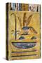 Egypt, Thebes, Luxor, Valley of the Kings, Tomb of Siptah, Close-Up of Mural Painting-null-Stretched Canvas