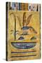 Egypt, Thebes, Luxor, Valley of the Kings, Tomb of Siptah, Close-Up of Mural Painting-null-Stretched Canvas