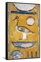 Egypt, Thebes, Luxor, Valley of the Kings, Tomb of Siptah, Close-Up of Mural Painting-null-Framed Stretched Canvas