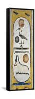 Egypt, Thebes, Luxor, Valley of the Kings, Tomb of Siptah, Close-Up of Mural Painting-null-Framed Stretched Canvas