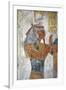 Egypt, Thebes, Luxor, Valley of the Kings, Tomb of Tausert, Mural Painting of Earth God Geb-null-Framed Giclee Print