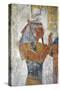 Egypt, Thebes, Luxor, Valley of the Kings, Tomb of Tausert, Mural Painting of Earth God Geb-null-Stretched Canvas