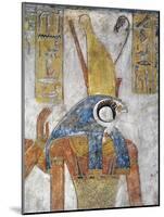 Egypt, Thebes, Luxor, Valley of the Kings, Tomb of Tausert, Mural Painting of Horus-null-Mounted Giclee Print