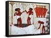 Egypt, Thebes, Sheikh Abd El-Qurnas from Nakht's Tomb, Detail, Grape Picking-null-Framed Stretched Canvas