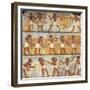 Egypt, Thebes, Tomb of Unsu, Scene of Sowing and Harvesting-null-Framed Giclee Print
