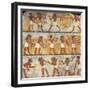 Egypt, Thebes, Tomb of Unsu, Scene of Sowing and Harvesting-null-Framed Giclee Print