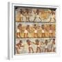 Egypt, Thebes, Tomb of Unsu, Scene of Sowing and Harvesting-null-Framed Giclee Print