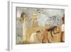 Egypt, Thebes, Tomb of Unsu, Woman Bringing Food to Workers in Fields-null-Framed Giclee Print