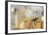 Egypt, Thebes, Tomb of Unsu, Woman Bringing Food to Workers in Fields-null-Framed Giclee Print