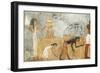 Egypt, Thebes, Tomb of Unsu, Woman Bringing Food to Workers in Fields-null-Framed Giclee Print